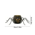 thumbnail image 3 of Halloween Spider Pumpkin Lantern for Indoor Decoratiosn Spooky Halloween Lanterns for Home Room Door Party Decor, 3 of 6