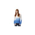 thumbnail image 1 of Suéter tipo jersey Aeropostale con tinte de inmersión para mujer azul grande, 1 of 3