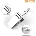 thumbnail image 4 of 50PCS Stainless Steel Curtain Clips with Hook for Curtain Photos Home Decor, 4 of 13