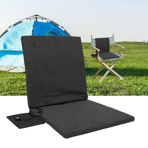 Outdoor Heated Cushion Portable Cold Resistant Electric Warm Chair Cover for Camping Fishing Hiking