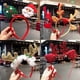 thumbnail image 2 of Diademas navideñas para niños y adultos, adornos de reno, bonitos sombreros navideños para la cabeza, cornamentas de Papá Noel y alce, 2 of 4