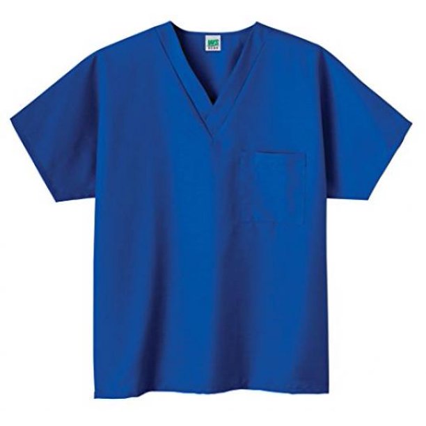 White Swan White Swan Unisex Solid Nursing Uniform Scrub Top (S