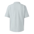thumbnail image 4 of CCRFTGI Men's Polo Shirts Short Sleeve Casual Summer Shirts Classic Collared Golf Shirt Gray M, 4 of 5
