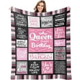 thumbnail image 1 of LHSHID 75th Birthday Gifts for Women Blanket 75th Birthday Decorations for Women Best Gifts for 75 Year Old Woman Happy 75th Birthday Ideas for Mom Grandparents Throw Blanket 50"x60", 1 of 7