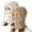 Coffee, variant on UTSJKR 2 Pack Women Fashion Solid Color Integrated Warm Knit Hat, Wind Blocking Neck Protection Design, Cold Resistant Daily Casual Headwear for Autumn Winter Pink M