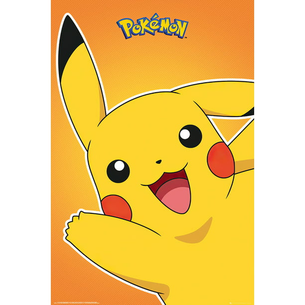Pokemon - TV Show / Gaming Poster (Pikachu) (Size: 24