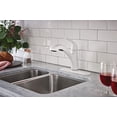thumbnail image 2 of Moen 87557W Brecklyn Single-Handle Pull-Out Sprayer Kitchen Faucet with Power Clean, Glacier, 2 of 2