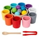 thumbnail image 5 of Juego de mesa de madera para emparejar | Juguete educativo Montessori para clasificación por colores y conteo | Desarrollo de coordinación mano-ojo y habilidades motoras finas | Materiales seguros y, 5 of 9
