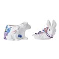 thumbnail image 3 of Fitz and Floyd Jardin Rabbit 10 3/4 in Cookie Jar, 3 of 9
