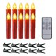thumbnail image 1 of Bsvklp 10 Velas LED Sin Llama Con Pilas para Navidad (10 Unidades Rojas), 1 of 7