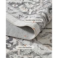 thumbnail image 6 of 6x9 Area Rugs, Blue Low-Profile Washable Rug with Non-Slip Backing & Durable Edge Binding, Vintage Rugs for Living Room, Bedroom, Dinning Room, 6 of 14