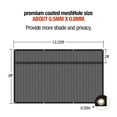 thumbnail image 5 of SPEEDWOW RV Awning Shade Screen with Zipper, UV-Blocking Breathable Black Mesh, 8'x 13'3" (Fits 14' Awning), for RV Shade & Awnings for Patio, 5 of 6