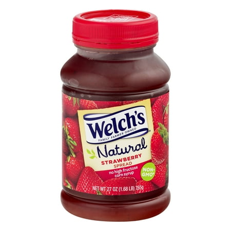 Welch's Strawberry Natural Spread, 27 oz