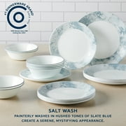 Corelle Salt Wash 12-Piece Glass Dinnerware Set (Service for 4)