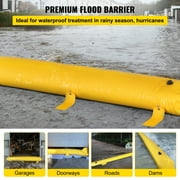 SKYSHALO Water Defense System, 24 ft L x 6 in H, Substitute for Sandbags, Durable PVC Flood Control Tubes, Waterproof Barrier for Residential Use, Doors, Garages