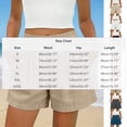 thumbnail image 3 of Horkkom Shorts for Women Casual Solid Color Wide Leg High Waisted Shorts Summer Vacation Versatile Beach Shorts, S-3XL, 3 of 8