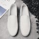 thumbnail image 4 of Nuevos mocasines para hombre, zapatos casuales transpirables, zapatillas clásicas de lino sin cordones, zapatos de conducción de verano para hombre, ancho 2020 (27 cm), 4 of 4