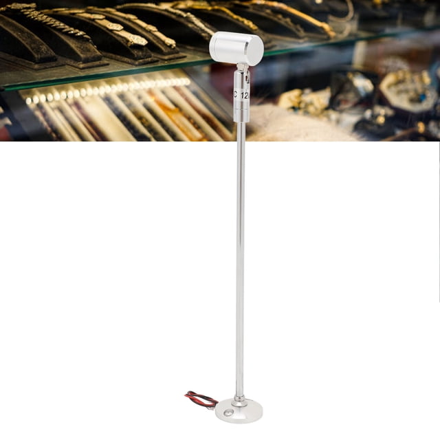 Jewelry Showcase Mini LED Spotlight 12V 1W Aluminum Alloy, Rotatable Design, Safe and Reliable for Indoor