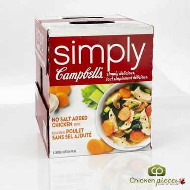Campbell's No Salt Added Chicken Broth 946ml | Fat-Free | 6-Pack