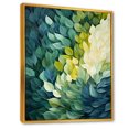 thumbnail image 2 of Designart "Collage Of Green Leaves By The River" Leaves Floater Framed Wall Art Prints, 2 of 5