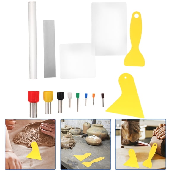 DRAFIDEEP Polymer Clay Craft Tool Set with Assorted Sculpting, Scraping, and Pottery Tools for Clay Modeling and Art Projects
