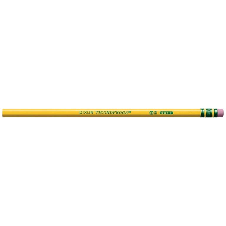 Ticonderoga No. 4 Pencils - #4 Lead - Black Lead - Yellow Cedar