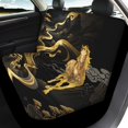 thumbnail image 4 of Uourmeti Gold Horse Mountain Design Car Seat Covers 3 Pack, Car Seat Covers Full Set Polyester Fabric Auto Decor Breathable for Cars Sedans Truck, 4 of 10