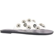 Marc Fisher Womens Mfbryte2 Flat Sandal 9.5 Clear