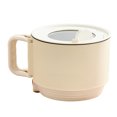 thumbnail image 3 of Mini cocina eléctrica, olla caliente portátil, calor rápido, fácil operación, olla eléctrica para fideos, sopa, carne, Camping, enchufe europeo, 220V, blanco, 3 of 10