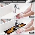 thumbnail image 5 of Coolnut Black Cat Bat Sink Splash Guard for Faucet 2 Packs Faucet Absorbent Mats, Halloween Animals Faucet Handle Drip Catcher Quickly Drying Mat for Kitchen Counter Bathroom, 14.9"x5.5", 5 of 7