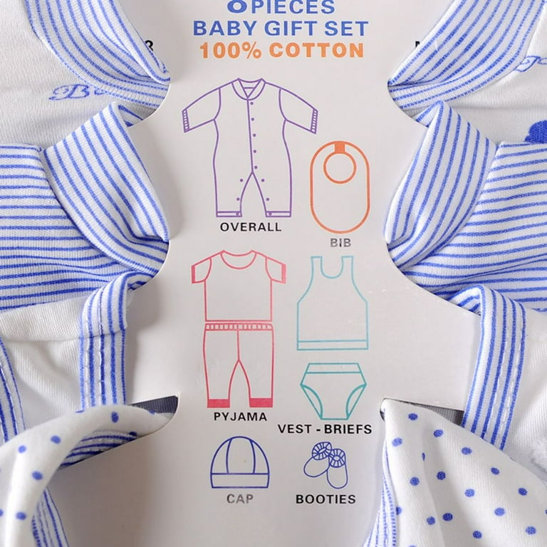 8 piece hot sale baby clothes set