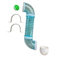 thumbnail image 3 of Accesorios de tablero de ajetreo accesorios sensoriales de tablero sensorial, tubo, educación, desarrollo temprano para niños Regalos de cumpleaños Azul, 3 of 8