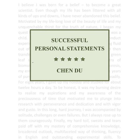 Successful personal statements picture