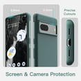 thumbnail image 5 of JETech Slim Fit Case for Google Pixel 7, Thin Phone Cover Matte Finish with Shock-Absorption and Carbon Fiber Design (Dark Green), 5 of 7