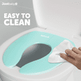 thumbnail image 3 of Jool Baby Folding Travel Potty Training Seat for Toddlers, Fits Round & Oval Toilets, Non-Slip Suction Cups, Includes Free Travel Bag (Aqua), 3 of 7