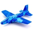 thumbnail image 3 of Foam Airplane Glider - Durable EVA Foam with 100 Foot Glide - Blue Mini Glider™ Plane - Indoor and Outdoor Active Play Gift for Kids - Refresh Sports, 3 of 8