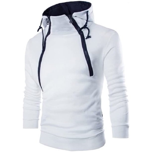 "Xishao Sudadera con Capucha para Hombre, con Estampado Degradado, Ropa Deportiva para Diario, Básica, Informal, De Gran Tamaño, Gris Y Blanco" Xishao ropa