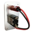 thumbnail image 4 of 1 Row Safety Cover Toggle Switch with Red Indicator Light Aluminum Plate 12V 20Amp For Fog Light, Neon Lights, Head Lights Etc., 4 of 4