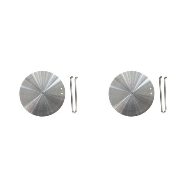 Transemion Disque Convertisseur de Cuisson pour Plaque à Induction Plein Potentiel de Surface de Cuisson à Induction 22 type de Base 2 Ensembles