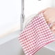 thumbnail image 4 of Ounissouiy Paño de Algodón Toalla de cocina seca Toalla de limpieza absorbente Trapo de cocina Toalla de plumero Suministros de limpieza para el hogar Rosado, 4 of 6