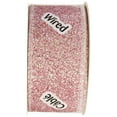 thumbnail image 5 of Offray Ribbon, Powder Pink 1 1/2 inch Wired Edge Metallic Ribbon, 9 feet, 5 of 12