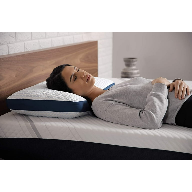 Serta iComfort Carbon Fiber Memory Foam Pillow Queen Gray