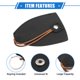 thumbnail image 4 of Funda para llavero de Coche Unique Bargains extraíble 4 Piezas Piel sintética Color Negro, 4 of 7