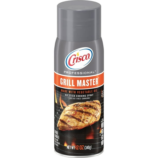 Crisco Professional Grill Master NoStick Grill Spray, 12Ounce