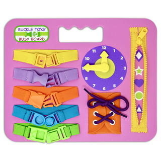  Buckle Toys - Boomer Square - Learning Activity Toddler Plane  Travel Essential Toy - Develop Motor Skills and Problem Solving : Toys &  Games
