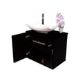 thumbnail image 3 of Gabinete para Baño DECOMOBIL con Puerta y Cajón con Lavabo y Monomando Negro Mate, 3 of 4