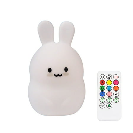 Home Decorative Night Light Rabbit Night Light Call at Night Cartoon Light Child
