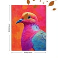 thumbnail image 3 of Colorful Pigeon Canvas Print Living Study Hallway Decor, 3 of 8