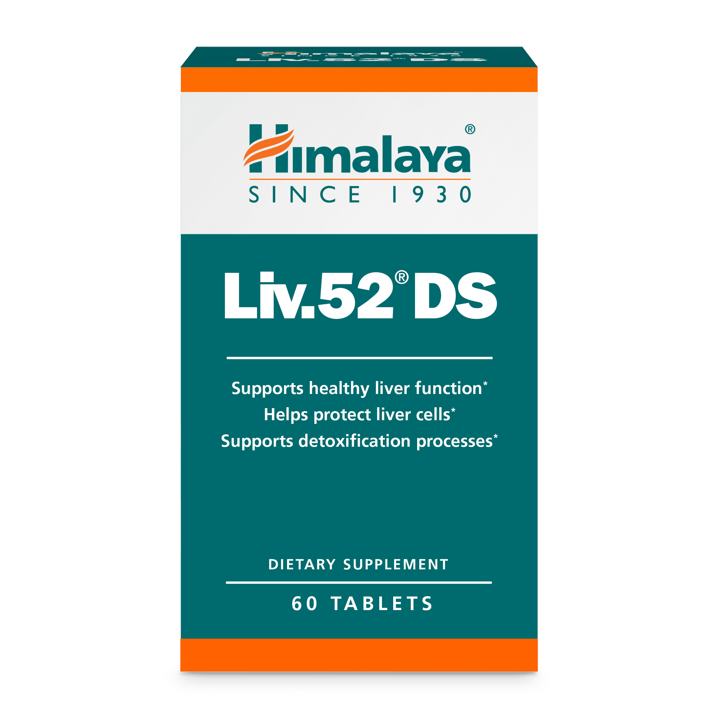 Himalaya Liv 52 DS, 60 Tablets, Herbal Liver Support Supplement