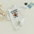 thumbnail image 6 of Kogui Baby Boy Clothes Sleepers Fleece Newborn Boy Clothes Baby Boy Coming Home Hospital Outfit One Piece Romper Jumpsuit+Hat Clothing Set 0 3 6 9 12 18 24 Months (Light Gray,3-6 Months), 6 of 8